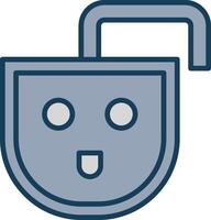 Wall Socket Line Filled Grey Icon vector