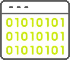 Website Codes Line Two Color Icon vector