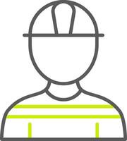 Architect Line Two Color Icon vector
