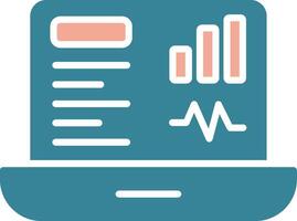 Dashboard Glyph Two Color Icon vector