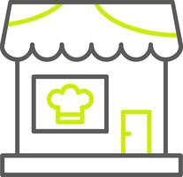 Restaurant Line Two Color Icon vector