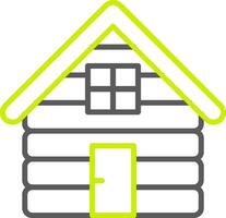 Store Line Two Color Icon vector