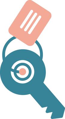 Keychain Glyph Two Color Icon