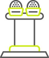 Press Release Line Two Color Icon vector