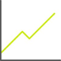 Line Two Color Chart Line Two Color Icon vector