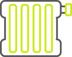 Radiator Line Two Color Icon vector