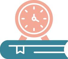Punctuation Glyph Two Color Icon vector