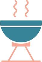 Grill Glyph Two Color Icon vector