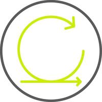 Agile Line Two Color Icon vector