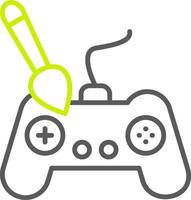 Controller Line Two Color Icon vector