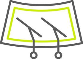 Windscreen Line Two Color Icon vector