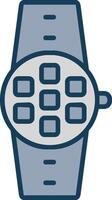 Apps Line Filled Grey Icon vector