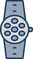 Apps Line Filled Grey Icon vector