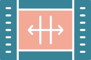 Resize Glyph Two Color Icon vector