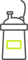 Protein Shake Line Two Color Icon vector