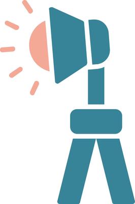 Lighting Glyph Two Color Icon