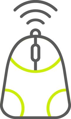 Mouse Line Two Color Icon