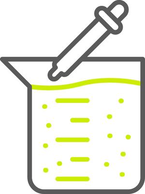 Beaker Line Two Color Icon