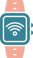 Wi-fi Glyph Two Color Icon vector