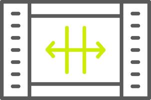 Resize Line Two Color Icon vector
