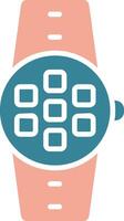 Apps Glyph Two Color Icon vector
