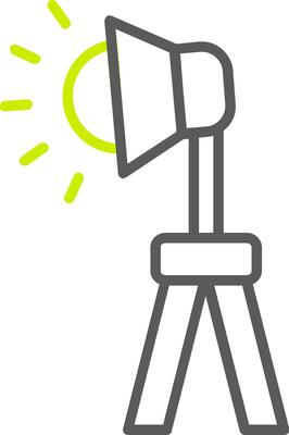 Lighting Line Two Color Icon