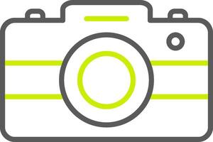 Photo Camera Line Two Color Icon vector