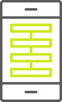 App Line Two Color Icon vector