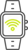 Wi-fi Line Two Color Icon vector