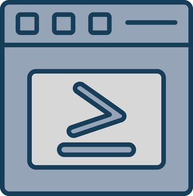 Greater Than Line Filled Grey Icon