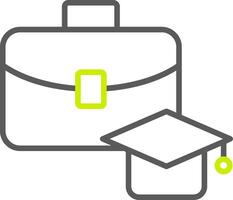 Apprentice Line Two Color Icon vector