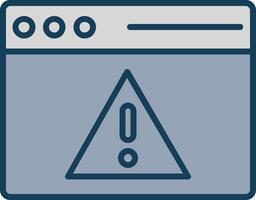 Access Denied Line Filled Grey Icon vector
