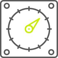 Timer Line Two Color Icon vector