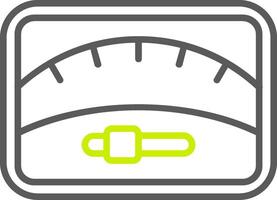 Dial Line Two Color Icon vector