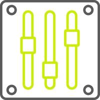 Gauge Line Two Color Icon vector