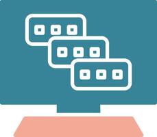 Tasks Glyph Two Color Icon vector