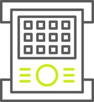 Field Controller Line Two Color Icon vector