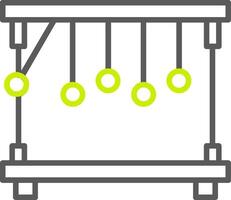 Pendulum Line Two Color Icon vector