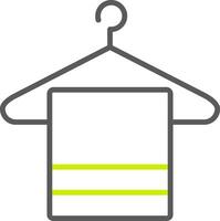 Hanger Line Two Color Icon vector