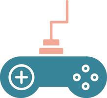 Gaming Glyph Two Color Icon vector