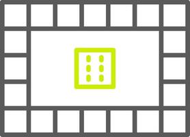Board Games Line Two Color Icon vector