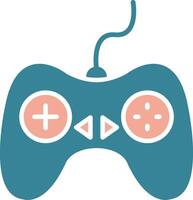 Controller Glyph Two Color Icon vector