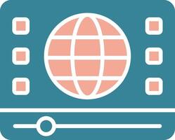 Glyph Two Color Icon vector