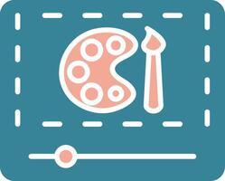 Glyph Two Color Icon vector