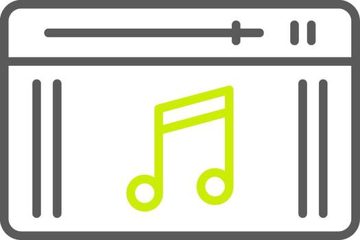 Browser Line Two Color Icon vector