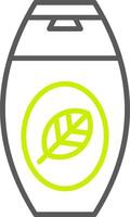 Shampoo Line Two Color Icon vector