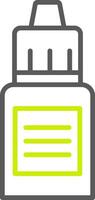 Serum Line Two Color Icon vector