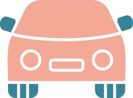 Car Glyph Two Color Icon vector