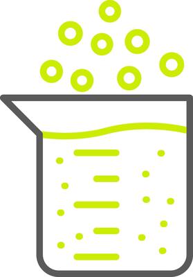 Beaker Line Two Color Icon
