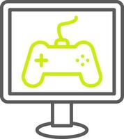 Gaming Line Two Color Icon vector